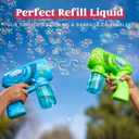 JOYIN 100 Oz Concentrated Bubble Solution (up to 8 Gallon) for Large Party in Summer Celebrations, Party Favor, Bubble Summer Toy, Classroom Prizes, Easter (Blue)