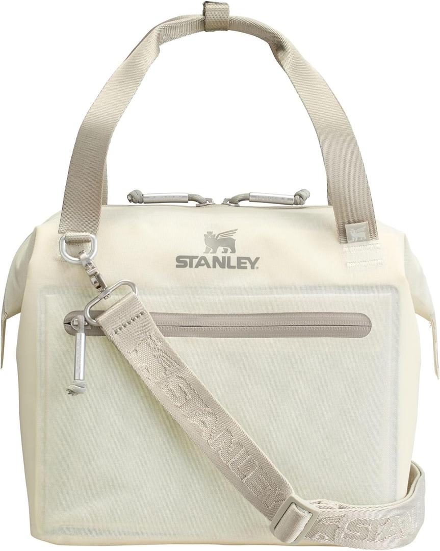Stanley All Day Julienne Soft Cooler Bag and Lunch Box | Insulated Travel Bag with Zipper | BPA-Free (Cream)