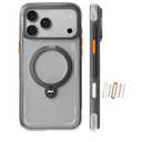 TORRAS Ostand Q3 Air for iPhone 17 Pro Max Case with 360 Magnetic Stand, Fit for MagSafe, Mil-Grade Drop Tested, Camera Control Button, Shockproof Phone Case for iPhone 17 Pro Max 6.9", Shadow Black