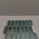 Art3d 10-Sheet Peel and Stick Backsplash Tiles, 12"x12" Vinyl Stick On Wall Tile Stickers for Kitchen, Bathroom, Laundry Room, Green Marble