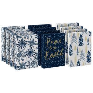 Winter Wonder 12-Pack Assorted Medium Gift Box Bundle