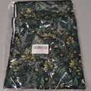 Dark Green Floral Leaf Kitchen Towels, Retro Art Nouveau Botanical Decorative Hand Towels for Bathroom, Cottagecore Flower Dish Tea Towel for Kitchen Decor, 16x24 Inch