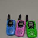 BATURU Walkie Talkies for Kids 3 Miles Range, 22 Channels Battery-Saving Walkie Talkie with Clear Sound for Outdoor Indoor Toys, Easter Basket Stuffers for Girls Boys, Easter Gifts for Kids Age 3-12