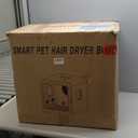 70L Automatic Pet Dryer Box - Dog Cat Blow Dryer Dog Drying Machine Kennel Dryer Grooming Quick Dog Dryer for Cats and Small Dogs Quiet Adjustable Grooming Dryer with Airflow and Temperature Control