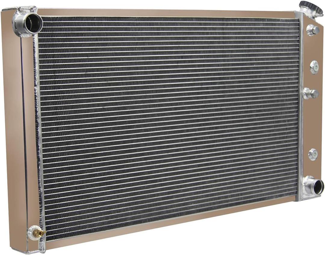 4 Rows Aluminum Radiator For 1968-1973 Chevy Chevelle/68-1977 El Camino GMC/1971-1990 Buick LeSabre Electra/73-86 C10 C20 C30 Suburban Pickup AT/MT