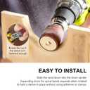 2Long Sanding Drums and Sleeves Set with 1/4Shank for Drill or Drill Press, Sanding Drum Kit for Sanding Smoothing Shaping Polishing Fiberglass Wood Metals, 60,80,120 Grit-16pack