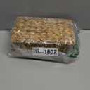 Small Wicker Basket with Lid, Natural Water Hyacinth Storage Baskets for Organizing, Rectangular Woven Basket for Storage, Decorative Boxes Bins with Lids and Built-in Handles (10.2" x 6.3" x 3.9")