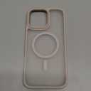 TORRAS Magnetic Shockproof for iPhone 16 Pro Max Case, [4X Military-Grade Protection] [Compatible with MagSafe] Translucent Desert Titanium White