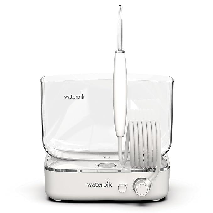 Waterpik Sidekick Portable Water Flosser, Perfect for Travel & Home, ADA Accepted, White/Chrome WF04