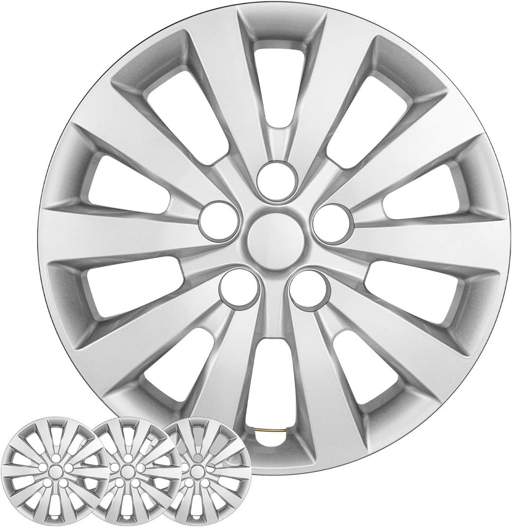 16 Inch Hubcaps Wheel Covers Compatible with Nissan Leaf 2011-2025 ; Sentra 2013-2019
