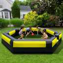 15FT Inflatable Gaga Ball Pit with Built-in Blower for Teens & Adult