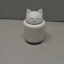 Mini Humidifier-Cute Cat Mist Humidifier for Kids Bedroom, Small Ultrasonic humidifier for Home Car Office with USB 2 LED Colors, Waterless Auto Shutoff, Quiet 300ml (White)