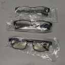 BLS Businessman Rectangular Reading Glasses - Professional Durable Readers - Blue-Light Blocking Lenses