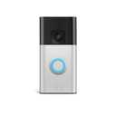 Ring Battery Doorbell, Home or business security with Head-to-Toe video, Live View with Two-Way Talk, and Motion Detection & Alerts, Satin Nickel