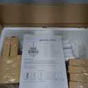 Modern Crystal Chandeliers for Dining Room - Small Crystals Chandelier Lights for Girls Bedroom, Dining Room, Hallway, Kitchen Island, Bathroom, Closet (4-Lights /Chrome)