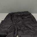 Men's Winter Warm Loose Utility Down Pants Sassy High Waisted Nylon Compression Snow Trousers, Size Medium 