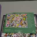 Galison Birdhouse Lane  1000 Piece Jigsaw Puzzle Featuring Beautiful Artwork of Birds and Birdhouses