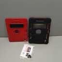 CCMAO Case for iPad (A16) 11th/10th Generation(2025/2022), iPad 10th Case with Kickstand & Pencil Holder, Heavy Duty Shockproof Hybrid Three Layer Protective Cover for Girls Women, Black+Red