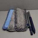 Microfiber Mops for Floor Cleaning - Dust Mop for Hardwood Floors with 55 Adjustable Handle 3 Thickened Washable Pads - Wet Dry Mopping for Pet Hairs Walls Tile Wood Laminate Home Kitchen