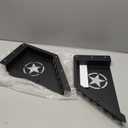 BESTAOO Front Door Storage Pockets for Ford Bronco Accessories 2021 2022 2023 2024 2025 2/4 Door, Door Side Organizer Box, 2 Pack (Star)