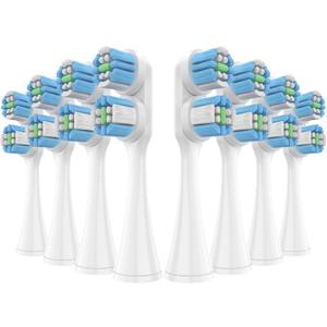 Replacement Toothbrush Heads Compatible with Spinbrush Pro Clean, 8 Pcs Battery Electric Toothbrush Heads Brush Heads Replacement of Effective Cleaning