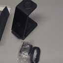 3 in 1 Wireless Charging Station, 2026 Upgraded Fast Desk Charger Station for iPhone 17 16 15 14 13 12 Pro Max Plus, Charger Stand for Apple Watch 10 9 8 7 6 5 4 3 2 SE, Airpods 4 3 2 Pro(Black)