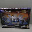 MEGA The Beatles Building Set with 681 Pieces, 4 Poseable Action Figures and Ed Sullivan Stage, with LED Lights, for Adult Collectors