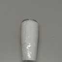 Kuhome 6 Sets Pegboard Hooks with Pegboard Cups, Ring Style Pegboard Bins with Rings, Pegboard Cup Holder Accessories for Organizing Storage (White)