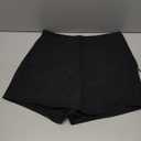 Women's Mini Skort High Waisted Dressy Wrap Asymmetrical Skorts with Built-in Shorts for Going Out Outfits (Medium, Black)