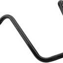 Black 16" Ape Hanger Handlebar, 1" Diameter, Fits Harley Davidson Sportster Iron 883 (20102021), Forty-Eight, 1200 Custom