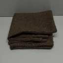 MIULEE 20x20 Inch Decorative Pillow Covers for Couch Bed Set of 2 Textured Boucle Neutral Throw Pillow Covers Dark Brown Accent Solid Vintage Pillowcases Sofa Living Room Home Decor