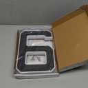 ISUNMEA 9 Inch Solar Lighted House Numbers for Outside, Light Up Waterproof LED Address Numbers Signs for Houses, Large Personalized Illuminated Exterior Modern House Numbers Light (6-Black, 9IN)