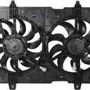 SCITOO 621-161 Engine Radiator Condenser Cooling Fan Assembly for Nissan