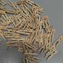 Sturdy Mini Clothes Pins for Photo, 150 Pcs 1 Inch Natural Wooden Clothespins with 33 FT Jute Twine, Small Clips for Crafts Display, Baby Shower Game, Hanging Decorative Pictures, Cocktail, Weddings