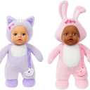 Baby Born Cozy Cuties Soft Baby Doll- Bear & Puppy 2-Pack, Plush Baby Doll for Newborn Babies Ages 0 & Up