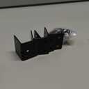 16Pack 1.5''Black Angle Brackets with Slot, 2 MM Thickness Stainless Steel Brackets for Wooden Furniture Timber, Heavy Duty Wide Corner Metal Brace 90Degree Shape Steel Angle Bracket