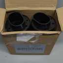 10 Pack Ultra Durable Vinyl Fence Post Donut Heavy-Duty 2-3/8" Steel Post to 5" Vinyl Stabilizer Adapter for Fence Installation Meets 0.150" Wall Thickness