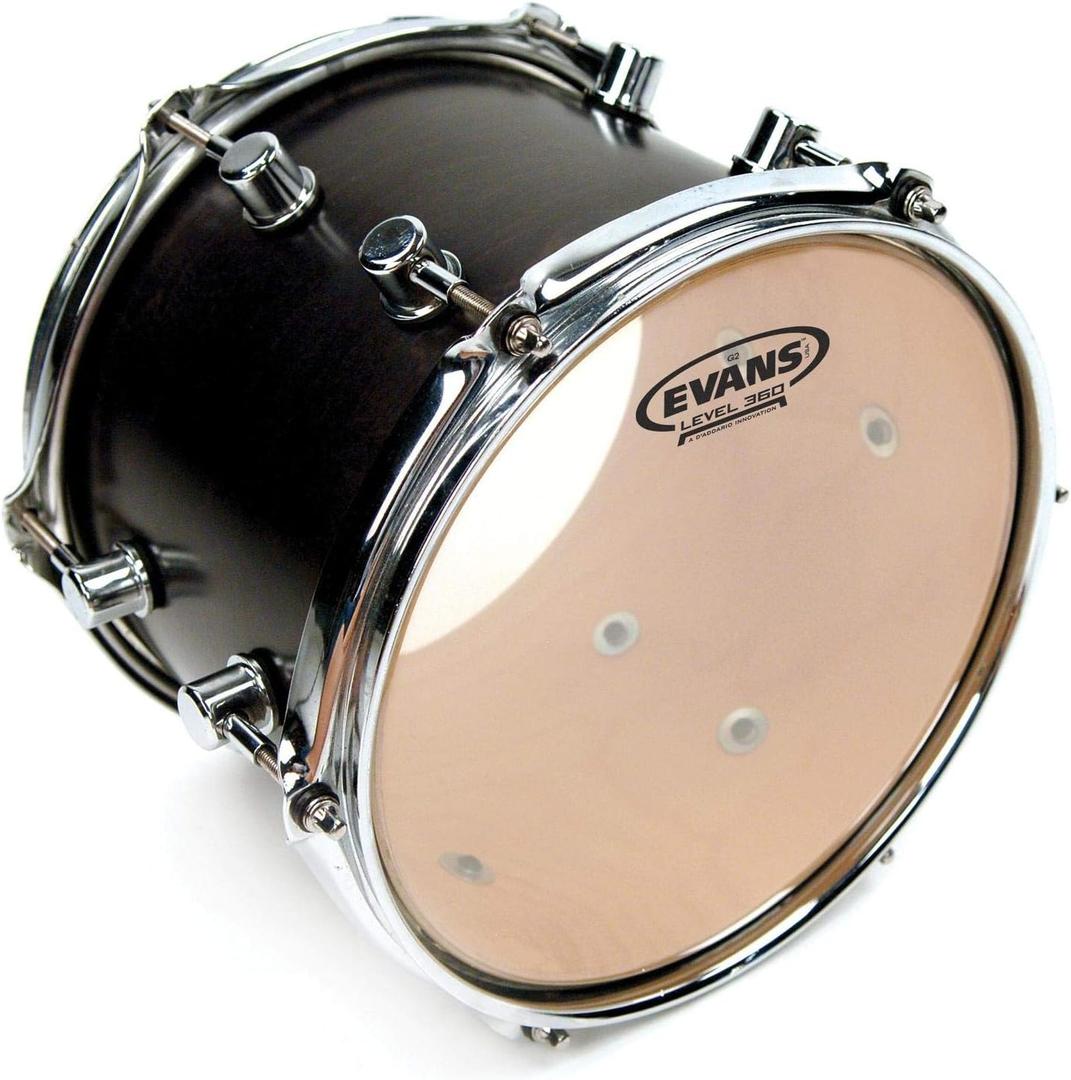 Evans Drum Heads - G2 Clear Tom Drumhead, 10 Inch