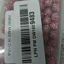 Rhinestone Beads for Jewelry Making, Disco Ball Beads for Bracelets, Fashion Accessories Friendship Bracelet Making Earring Supplies DIY Keychain Parts Necklaces Rhinestone Clay Pink