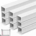 Yaocom Vinyl Railing Spindles, 1-3/8" Sq X 32", 9 Pack