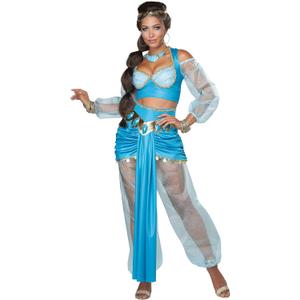 California Costumes Women Arabian Folk Hero Adult Costume (Small, Turquoise)