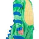 Spooktacular Creations Halloween Dinosaur Costume Toddler, Triceratops Costume Kids with Egg for Baby Child Dress Up Party (18-24 Months, Green)