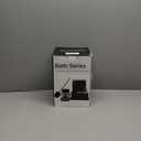 Black Bathroom Accessories Set, Black and Gold Bathroom Accessories with Trash Can, Tray, Soap Dispenser, Soap Dish, Toothbrush Holder, Toothbrush Cup,Toilet Brush and Qtip Holders