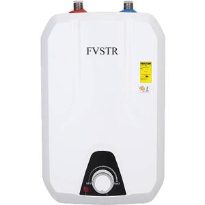 110V-120V 1.5Kw Small Under Sink Tank, 2.16 Gallon Thermal Storage Water Heater, Mini Tankless, Under Sink, Electric RV TR Trailer Kitchen Compact Point of Use