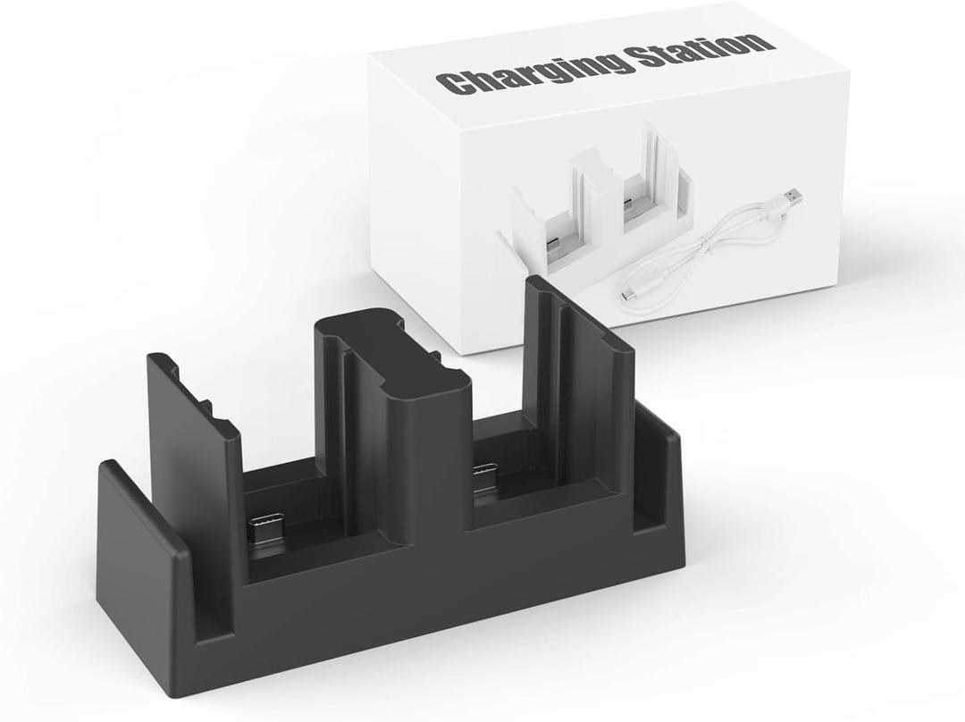 Charging Station Under Cabinet Lighting, Up to 4Pack Charging - Black