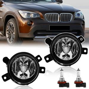 Fog Lights Compatible with 2010 2011 2012 2013 2014 BMW X1 E84 Fog Lamps Assembly, Driver and Passenger Side Replacement 63172993525, 63172993526