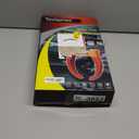 Tevlaphee Universal Wheel Lock Heavy Duty Security Trailer Wheel Lock Anti Theft Wheel Locks for Cars SUV Camper Motorcycle Trailer Great Deterrent Bright Color with 3 Keys (Black-Red)