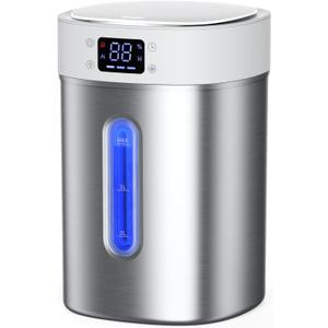 Humidifiers for Bedroom Large Room Baby, 4L Ultrasonic Cool Mist Humidifier, 304 Stainless Steel humidifiers, Auto Humidity Control, Humidity Display, Night Light, Quiet,Timer,Aromatherapy