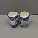 Selamica Ceramic Ramekins 4 Oz, Creme Brulee Ramekins Oven Safe, Souffle Custard Dishes/Cups for Baking, Mini Bowls for Pudding Ice Cream Dip, Set of 6, Vintage Blue