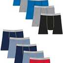Hanes Boys' and Toddler Underwear, Comfort Flex and ComfortSoft Boxer Briefs, Size L